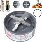 Replacement Extractor Blade, Fit for NutriBullet 600w/ 900w Pro Series Blender with Food-grade Silicone Rubber Gaskets Seal Ring for NutriBullet Blender Blade Replacement Parts