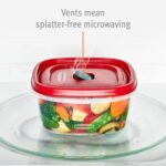 Rubbermaid 2030328 Easy Find Vented Lid Food Storage Container, 3-Cup (4) - Image 2