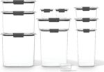 Rubbermaid Brilliance Pantry 10 Piece Set, Clear and Airtight Food and Pantry Storage Containers - Image 2