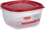 Rubbermaid Easy Find Lids Food Storage Container, 14 Cup, Red 2 Pack - Image 2