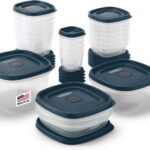 Rubbermaid EasyFindLids Food Storage Containers in Special-Edition Insignia Blue, 42 Piece