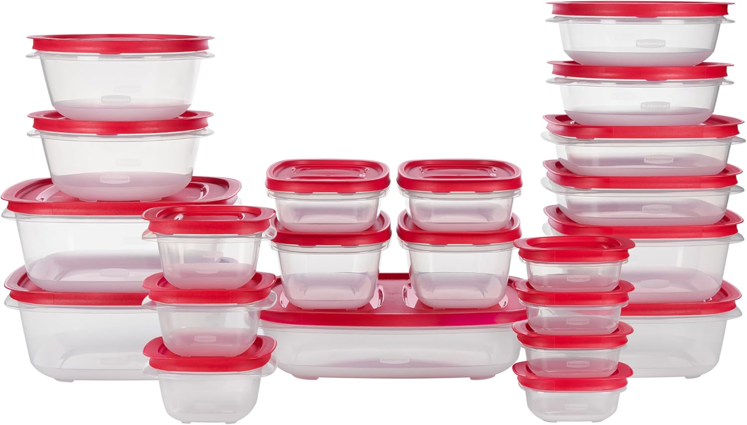 Rubbermaid-EasyStore-Containers-44-Piece-Set-Food-Storage-Containers-with-Lids.jpg Rubbermaid EasyStore Containers, 44-Piece Set, Food Storage Containers with Lids - Image 1