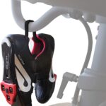 SELINA® Shoe Hanger for Peloton - Shoe Holder Accessory for Peloton - Must Have Accessory for The Peloton Bike and Peloton Bike Plus - Shoe Hook Compatible with Your Peloton Bike (Single - Black)