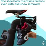 SELINA® Shoe Hanger for Peloton - Shoe Holder Accessory for Peloton - Must Have Accessory for The Peloton Bike and Peloton Bike Plus - Shoe Hook Compatible with Your Peloton Bike (Single - Black) - Image 2