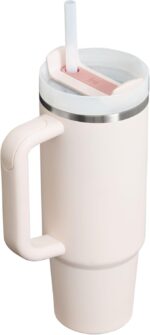 STANLEY Quencher H2.0 Tumbler with Handle and Straw 30 oz | Flowstate 3-Position Lid | Cup Holder Compatible for Travel | Insulated Stainless Steel Cup | BPA-Free | Rose Quartz 2.0 - Image 2
