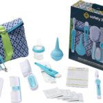 Safety 1st Deluxe Baby Healthcare and Grooming Kit, Arctic Blue, Newborn Baby Essentials, One Size, 25 Pieces