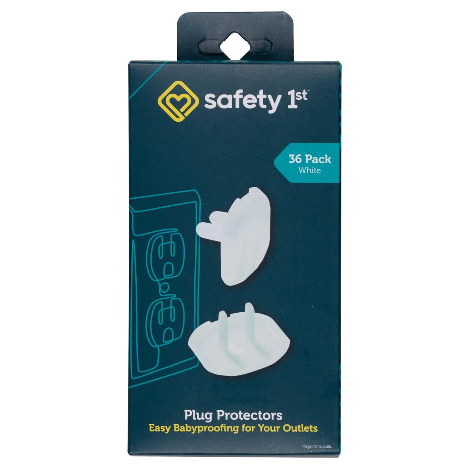 Safety-1st-Electrical-Outlet-Baby-Proof-Covers-Secure-Outlet-Plugs.jpg Safety 1st Electrical Outlet Baby Proof Covers, Secure Outlet Plugs, Baby Proofing, 36 Count - Image 1