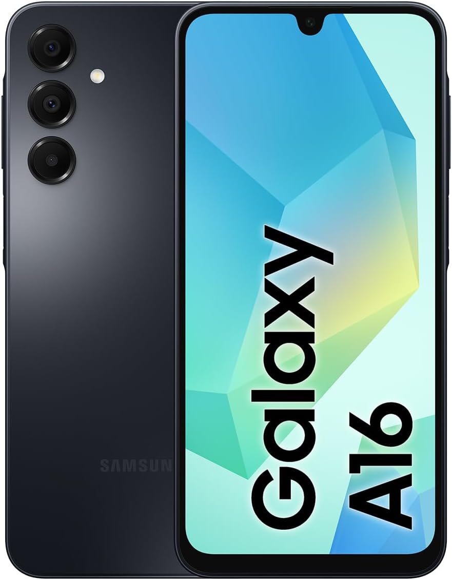 Samsung-Galaxy-A16-4G-LTE-128GB-4GB-International-Model.jpg Samsung Galaxy A16 4G LTE (128GB + 4GB) International Model SM-A165F/DS Factory Unlocked, 6.7", Dual SIM, 50MP Triple Camera (Case Bundle), Black - Image 1
