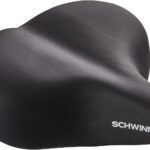 Schwinn Comfort Bike Seat, Quilted or Foam Padded Bike Saddle, Various Styles, Weather-Resistant Cover, Easily Attaches to Most Standard Seatposts