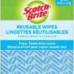 Scotch-Brite High Performance Kitchen Wipes, 5-Wipes/Bag, 12 Bags/Case (60 Wipes Total)