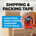 Scotch Heavy Duty Packaging Tape, 2 Inches x 800 Inches, Clear - 2 Count - Image 2