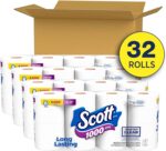 Scott 1000 Trusted Clean Toilet Paper, 32 Rolls, Septic-Safe, 1-Ply Toilet Tissue - Image 2