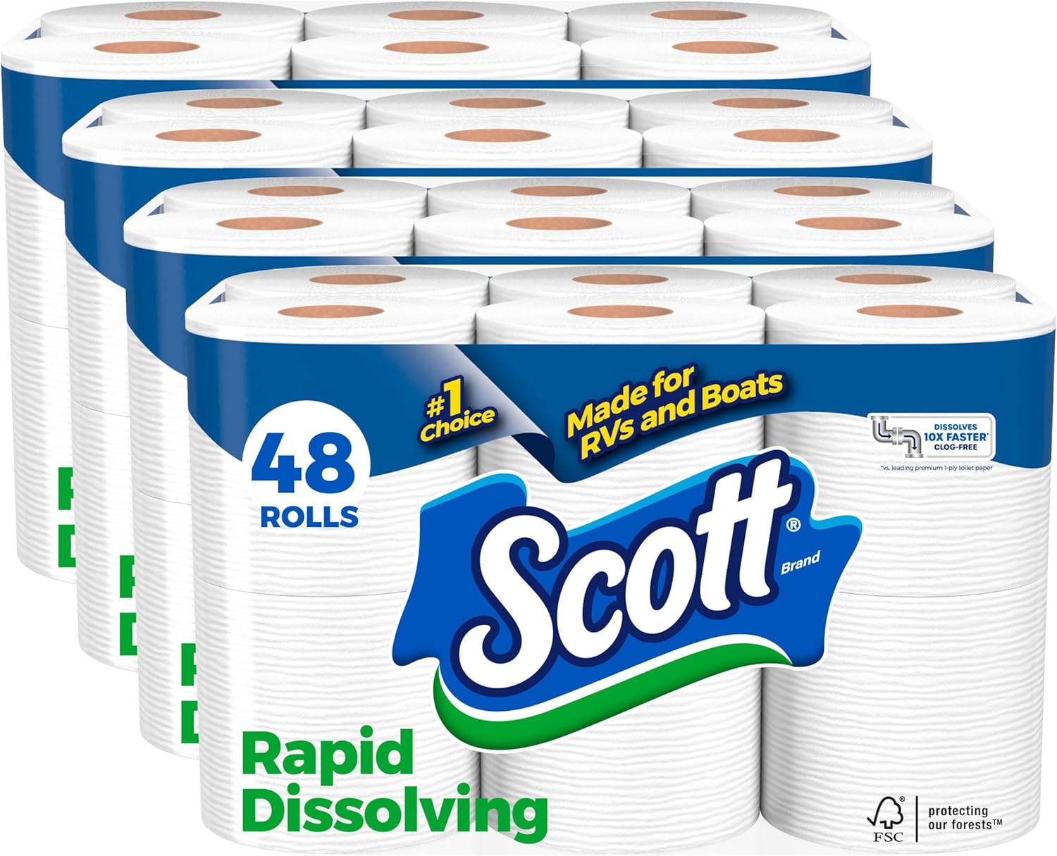 Scott-Rapid-Dissolving-Toilet-Paper-48-Double-Rolls-Septic-Safe-Toilet-Paper.jpg Scott Rapid-Dissolving Toilet Paper, 48 Double Rolls, Septic-Safe, Toilet Paper - Image 1