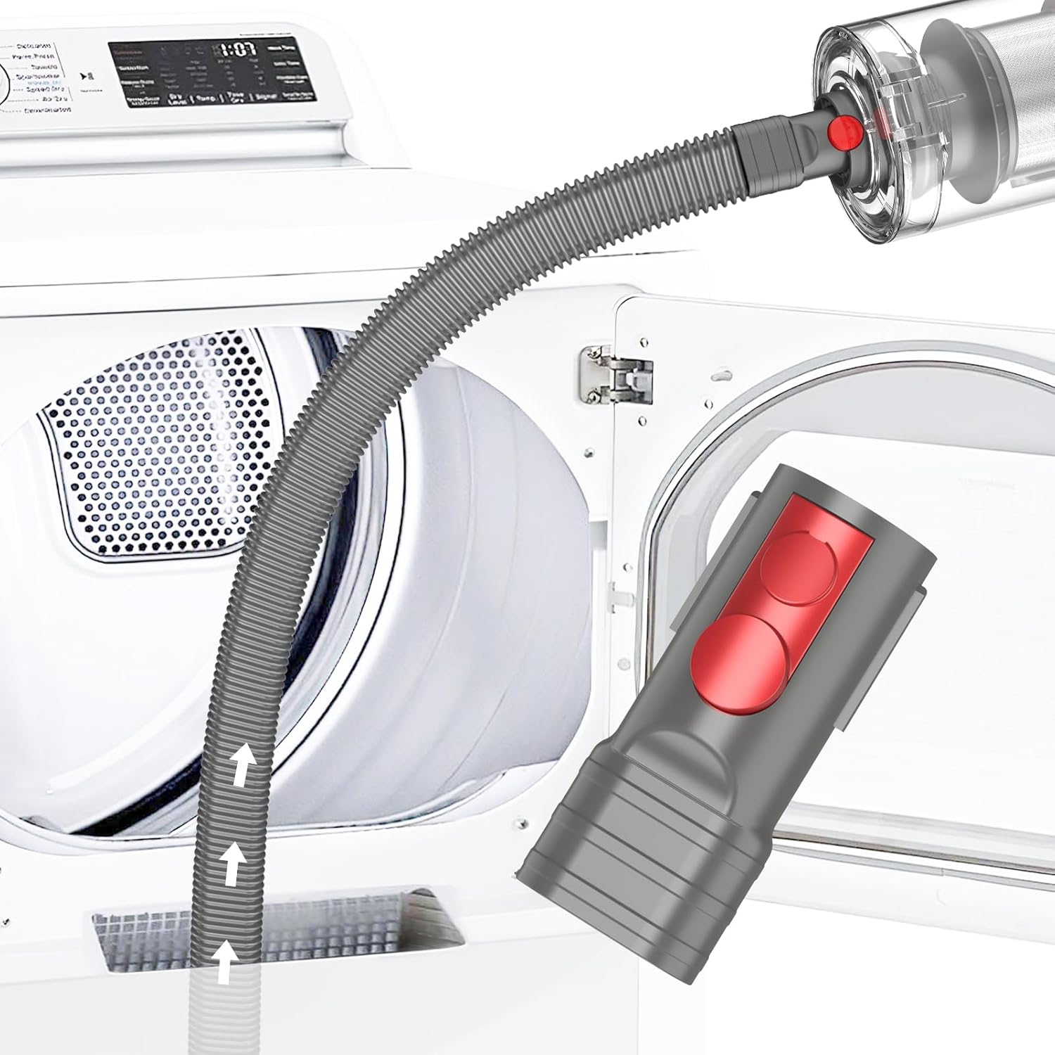 Sealegend-Dryer-Vent-Cleaner-Kit-Compatible-with-Dyson-Dryer-Lint.jpg Sealegend Dryer Vent Cleaner Kit Compatible with Dyson Dryer Lint Vacuum Attachment for Dyson V7 V8 V10 V11 V12 V15 etc Cordless Vacuum Cleaner Removes Deep Lint - Image 1