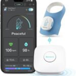 Sense-U Smart Sock Shoe 2 (Long Range) Baby Monitor with Access from Anywhere: Track Heart Rate, Sleep Patterns, with Transmissive PPG Foot Sensor