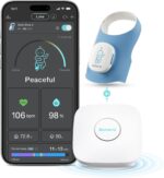 Sense-U Smart Sock Shoe 2 (Long Range) Baby Monitor with Access from Anywhere: Track Heart Rate, Sleep Patterns, with Transmissive PPG Foot Sensor