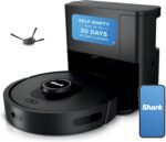 Shark AV2501S AI Ultra Robot Vacuum, with Matrix Clean, Home Mapping, 30-Day Capacity HEPA Bagless Self Empty Base, Perfect for Pet Hair, Wifi, Dark Grey