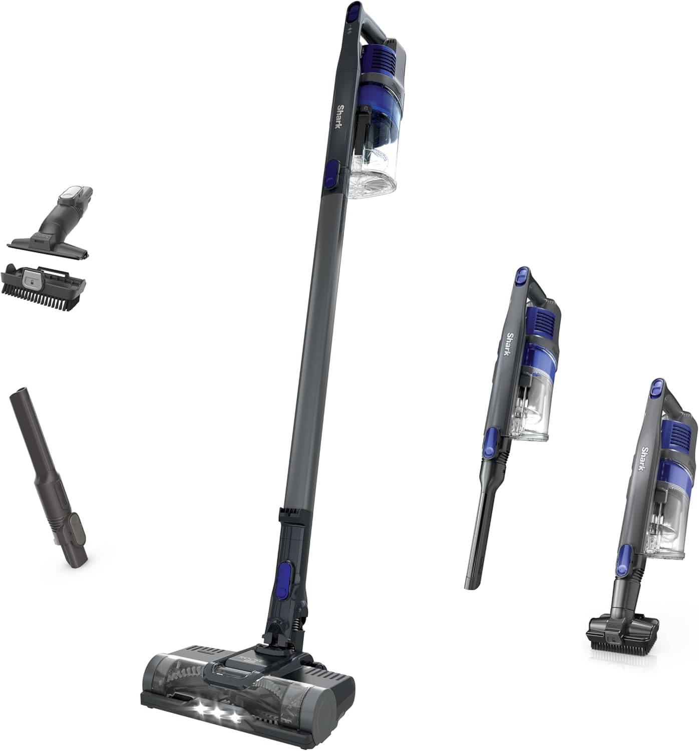 Shark-Pet-Cordless-Stick-Vacuum-HyperVelocity-Suction-XL-Dust.jpg Shark Pet Cordless Stick Vacuum | HyperVelocity Suction, XL Dust Cup, LED Headlights | Removable Handheld with Crevice & Pet Multi-Tool | 40-Min Runtime | Lightweight, Portable | Grey | IX141 - Image 1