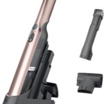 Shark WANDVAC Cordless Hand Vac, Lightweight, Portable at 1.4 lbs., Powerful Suction, Charging Dock, One-Touch Empty for Car & Home, Multi-Surface Pet Tool & Duster Crevice Tool, Rose Gold, WV201RGBRN