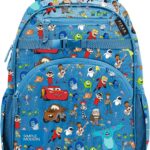 Simple Modern Medium Disney Pixar Toddler Backpack for School Girls and Boys | Kindergarten Elementary Kids Backpack | Fletcher Collection | Kids - 15" tall | Pixar Mashup on Blue