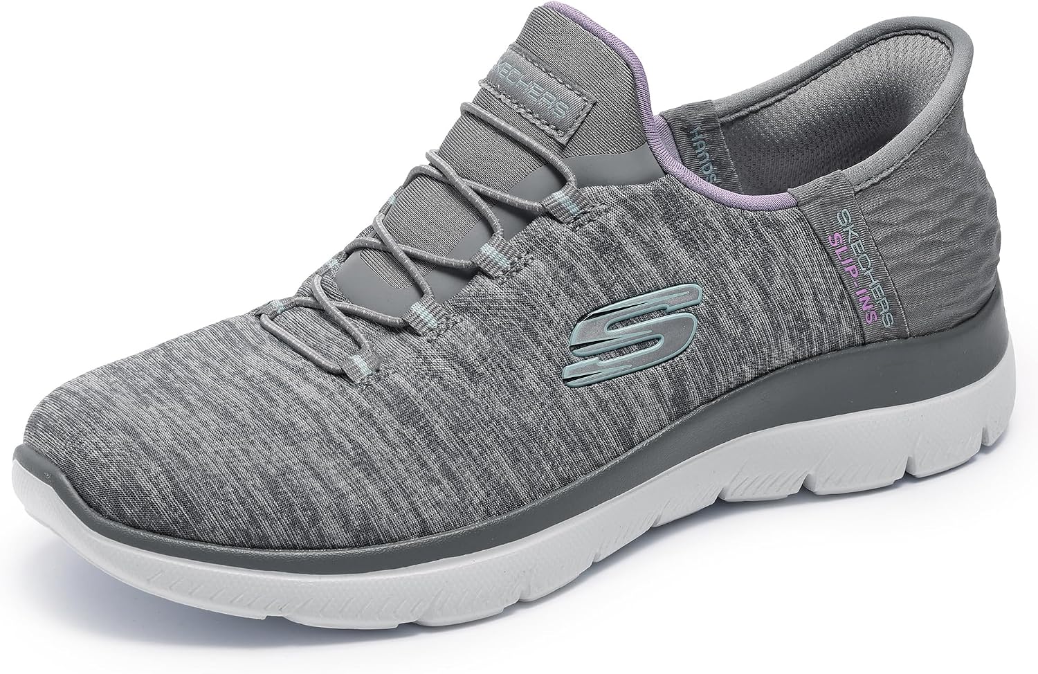 Skechers-Womens-Summits-Dazzling-Haze-Hands-Free-Slip-ins-Sneaker.jpg Skechers Women's Summits Dazzling Haze Hands Free Slip-ins Sneaker - Image 1