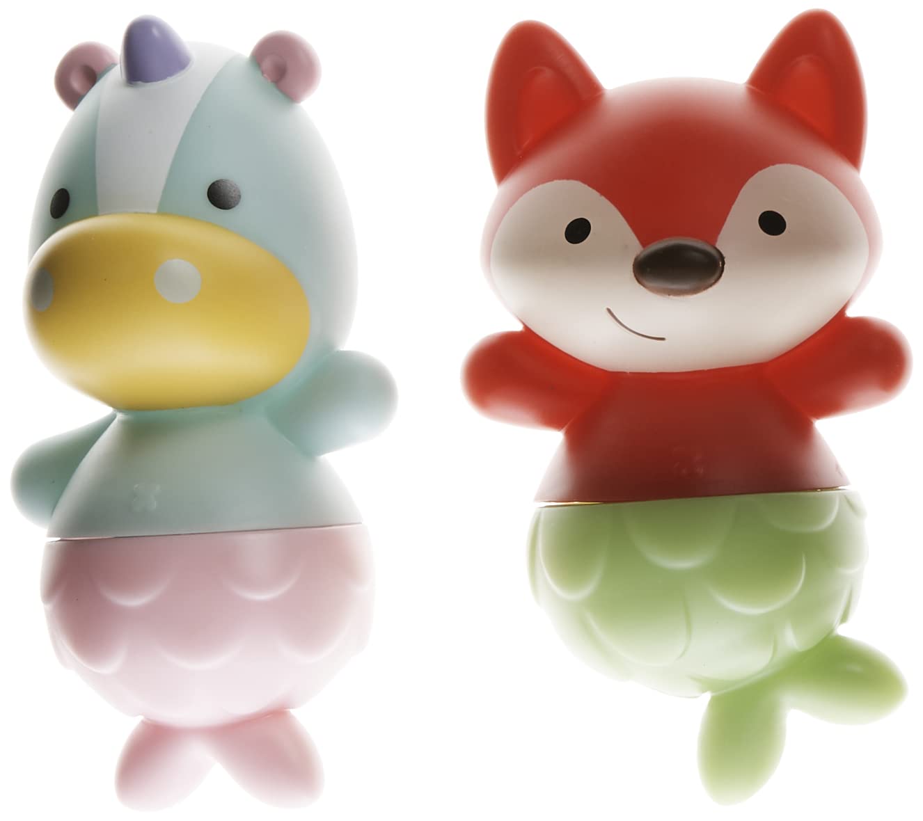 Skip-Hop-Baby-Bath-Toy-Zoo-Mix-Match-Flippers.jpg Skip Hop Baby Bath Toy, Zoo Mix & Match Flippers, Unicorn/Fox - Image 1