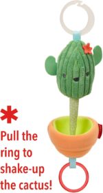 Skip Hop Baby Stroller Toy, Farmstand Grow & Play Jitter, Cactus - Image 2