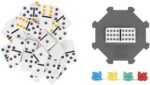 Spin Master Games Double 15 Dominoes Set in Storage Tin Classic Tile Game - Image 2