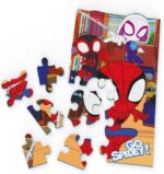 Spin Master Games Spidey & His Amazing Friends Foam Floor Puzzle Kids Game | Features Spidey & Gwen Artwork, Easy-to-Hold Squishy Foam Puzzle, 25 Pieces, Promotes Tactile Learning, 1+ Players, Ages 4+ - Image 2