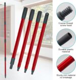 Spin Mop Replace Head, Base, Mop Handle Replacement for OCedar EasyWring 1 Tank System, Include 2 Microfiber Mop Head Replacement, 1 Sturdy Iron 30-58" Mop Handle, 1 Scrubber Head, 1 Spin Base - Image 2