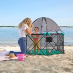 Summer Infant Pop ‘N Play Deluxe Ultimate Playard, Aqua Splash - Full Coverage Indoor/Outdoor Portable Play Pen with Fast, Easy and Compact Fold - Image 2