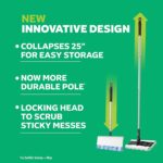 Swiffer Sweep & Mop Deluxe 2-in-1 Multi-Surface Kit for Floor Cleaning, Includes 1 Sweeper Device, 5 Dry Sweeping + 6 Wet Mopping Heavy Duty Cloths, Black - Image 2