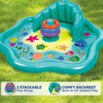 SwimSchool Infant Baby Pool Floats, Free Swimming, Super Buoyant – Ages 6-24 Months – Multiple Colors/Styles – Adjustable Canopies and Seats, Splash & Play Baby Floaties - Image 2