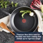 T-Fal Experience Nonstick Fry Pan 8 Inch, Induction Compatible, Oven Safe 400F, Cookware, Non Stick Frying Pan, Skillet, Cooking, Kitchen, Egg Pan, Pots and Pans, Home, Dishwasher Safe, Black - Image 2