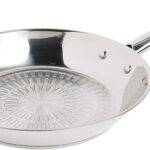 T-fal Performa Stainless Steel Sauté Pan 10.5 Inch Oven Broiler Safe 500F Cookware, Pots and Pans, Dishwasher Safe Silver