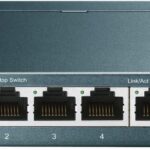 TP-Link TL-SG105, 5 Port Gigabit Unmanaged Ethernet Switch, Network Hub, Ethernet Splitter, Plug & Play, Fanless Metal Design, Shielded Ports, Traffic Optimization