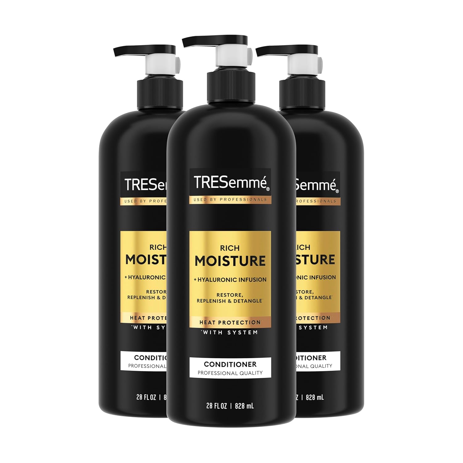 TRESemme-Moisture-Rich-Hydrating-Conditioner-3-Count-for-Dry-Hair.jpg TRESemmé Moisture Rich Hydrating Conditioner 3 Count for Dry Hair Formulated With Pro Style Technology 28 Fl Oz - Image 1