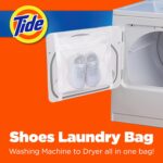 Tide Shoes Mesh Laundry Bag – Wash & Dry Shoes in One Bag – Protects Clothing in Washing Machine and Dryer – 15" x 16" - Image 2