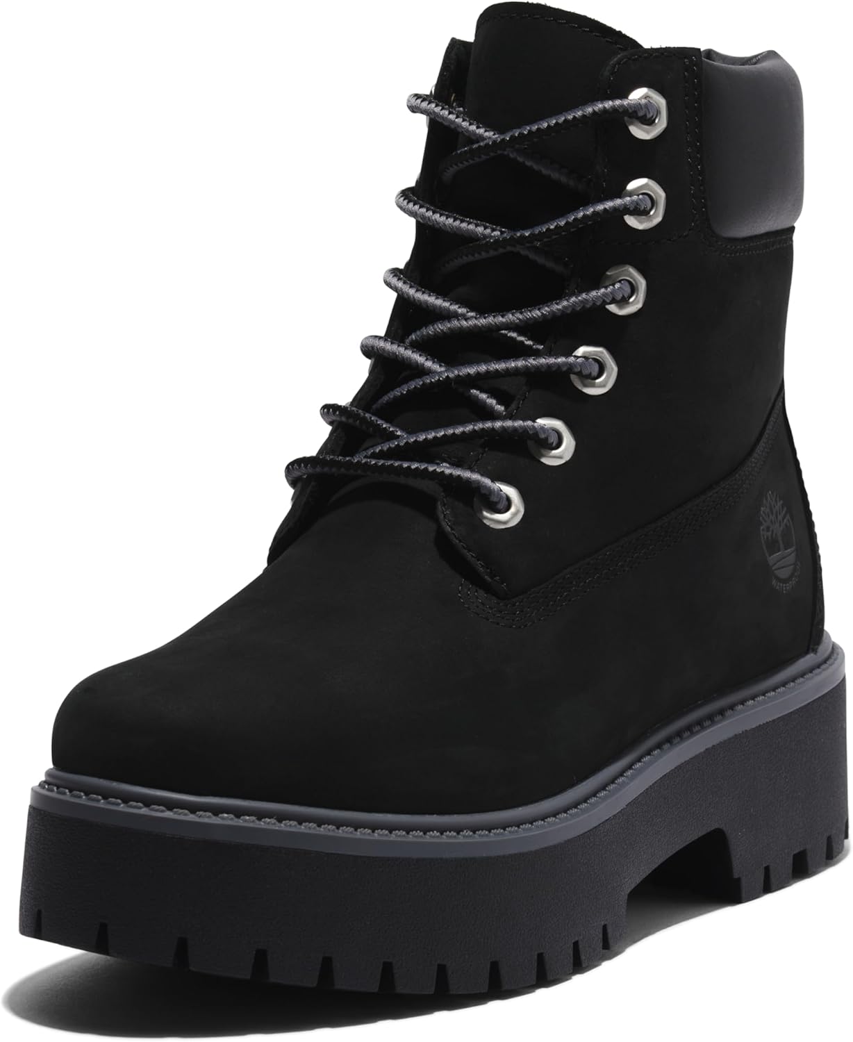 Timberland-Stone-Street-6-Lace-Up-Waterproof-Boots.jpg Timberland Stone Street 6" Lace-Up Waterproof Boots - Image 1