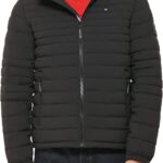 Tommy Hilfiger Men's Stretch Poly Hooded Packable Jacket