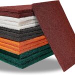 Tonmp 15 Pack 6 x 9 Inch Hand Pads Coarse Medium Fine Superfine 5 Different Specifications Assortment General Purpose Scouring Pad Ideal for Garden Tools and Grills,Automotive Body Tools