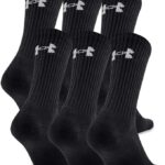 Under Armour Adult Cotton Crew Socks, Multipairs