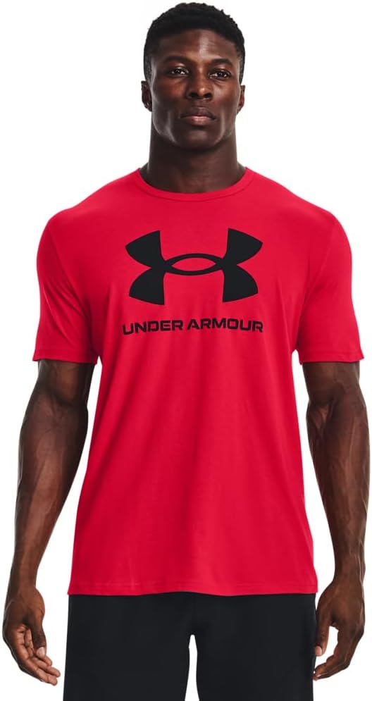 Under-Armour-Mens-Sportstyle-Logo-Short-Sleeve-T-Shirt.jpg Under Armour Men's Sportstyle Logo Short Sleeve T Shirt - Image 1