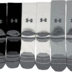 Under Armour Men's UA Performance Tech Cushioned Crew Socks - 6 Pack