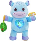 VTech Baby Hug-a-Hippo Musical Plush Toy with Lights and Textures, Blue - Image 2