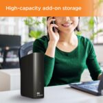 WD 20TB Elements Desktop External Hard Drive, USB 3.0 drive for plug-and-play storage - WDBWLG0200HBK-NESN - Image 2
