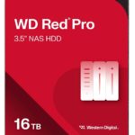 Western Digital 16TB WD Red Pro NAS Internal Hard Drive HDD - 7200 RPM, SATA 6 Gb/s, CMR, 512 MB Cache, 3.5" - WD161KFGX