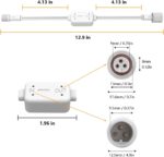 White Driver Module Signal Booster | for Govee Permanent Outdoor Lights Pro H705D/E/F, H805A/B/C (Please note: The output is a three-hole female connector) - Image 2