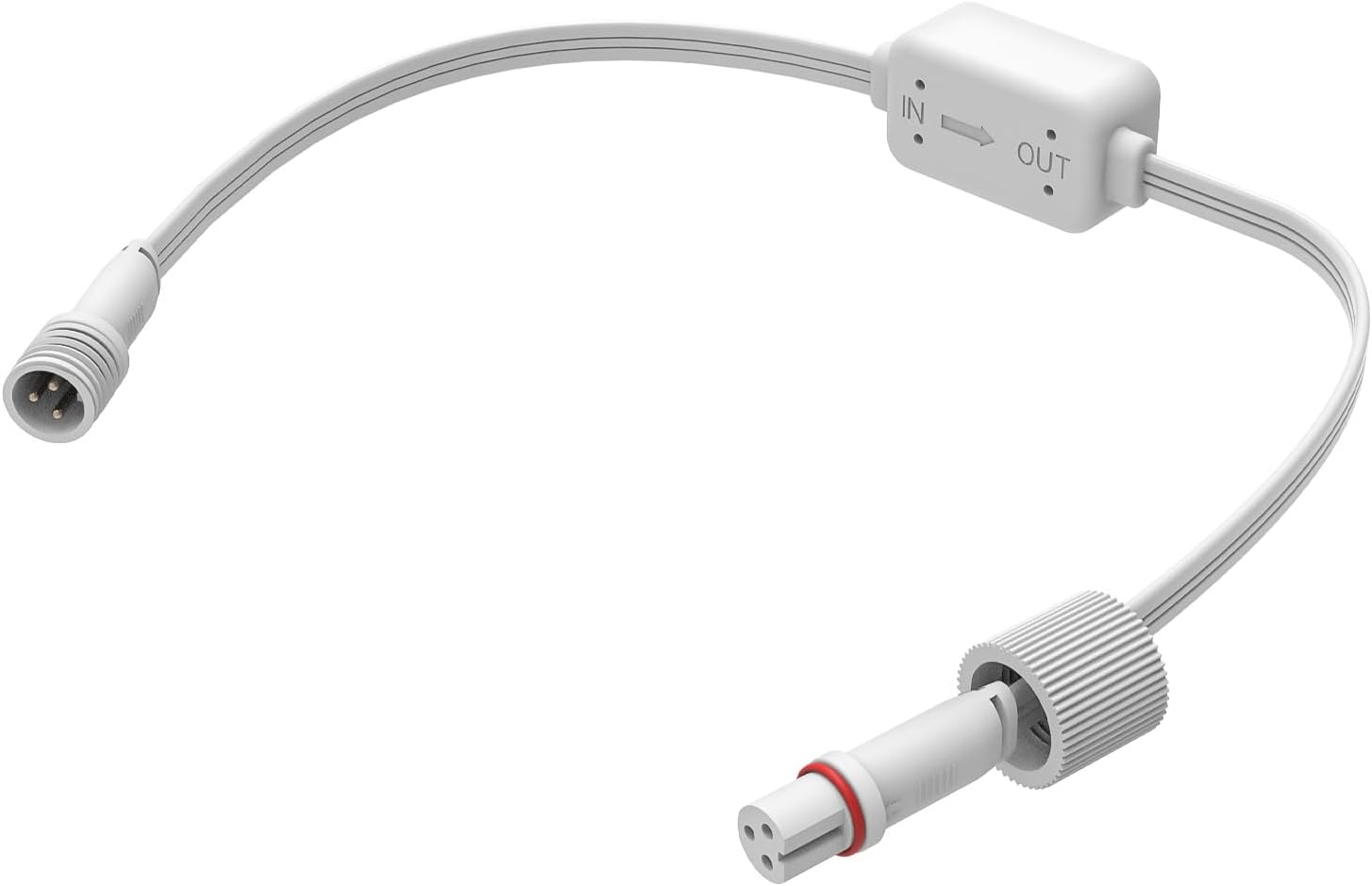 White-Driver-Module-Signal-Booster-for-Govee-Permanent-Outdoor.jpg White Driver Module Signal Booster | for Govee Permanent Outdoor Lights Pro H705D/E/F, H805A/B/C (Please note: The output is a three-hole female connector) - Image 1