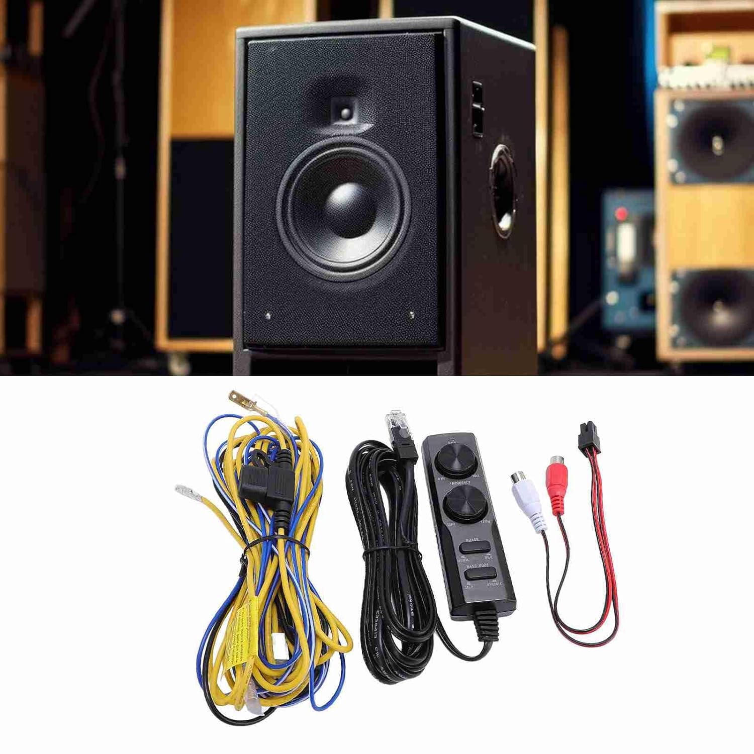 Wire-ControlPioneer-TS-WX130DA-Car-Stereo-Subwoofer-Speaker-Control-CableImproved.jpg Wire Control,Pioneer TS WX130DA Car Stereo Subwoofer Speaker Control Cable,Improved Sound Quality,Stereo Replacement Interface Adapter Kit,Frequency and Gain Adjustment - Image 1